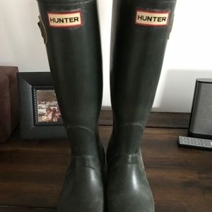 Hunter Women's Festival Boot, Size 5, Green